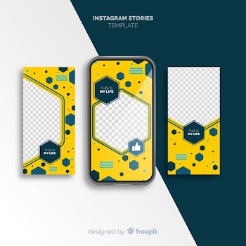 Instagram stories template