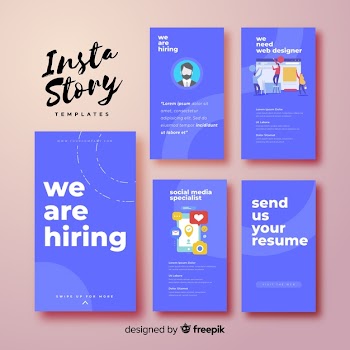 Instagram stories template