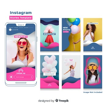 Instagram stories template