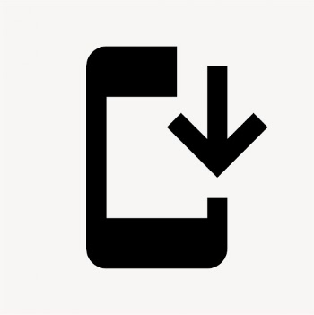 Install Mobile, action icon, filled | Free Icons - rawpixel