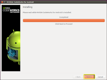 Installing CodeWorks for Android 1R6u1
