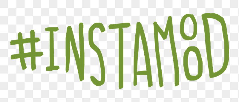 #Instamood png word sticker, handwritten | Free PNG - rawpixel