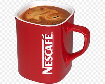 Instant coffee Tea Mug Nescafé - Nescafe red mug coffee PNG 