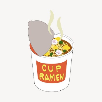 Instant noodle sticker, Asian food | Free Vector - rawpixel