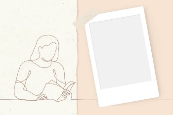 Instant photo frame background, line | Free PSD - rawpixel