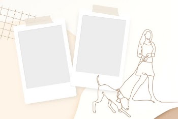 Instant photo frame background, line | Free PSD - rawpixel