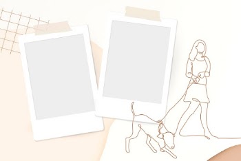 Instant photo frame background, person | Free Photo - rawpixel