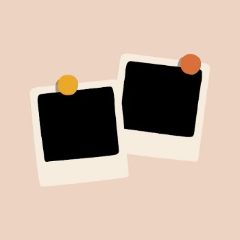 Instant photo frame, beige background | Free Vector - rawpixel