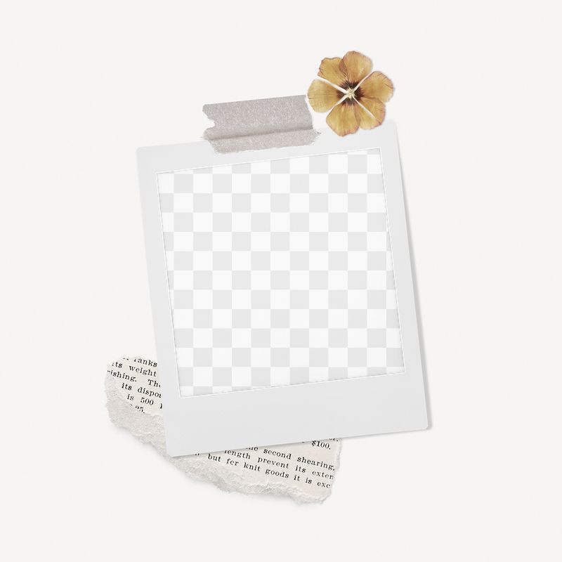 Instant photo frame png mockup, | Free PNG Mockup - rawpixel