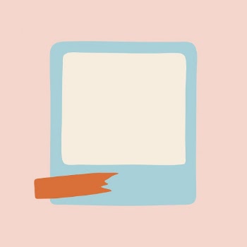 Instant photo frame sticker, yellow | Free Vector - rawpixel