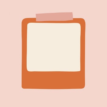 Instant photo frame sticker, yellow | Free Vector - rawpixel