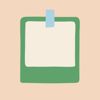 Instant photo frame sticker, yellow | Free Vector - rawpixel