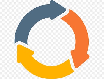 Instantaneous rotation arrow 