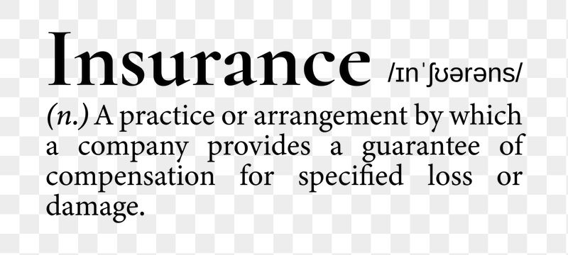 Insurance png dictionary word sticker, | Free PNG - rawpixel