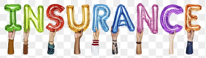 Insurance png, letter foil balloon, | Free PNG - rawpixel