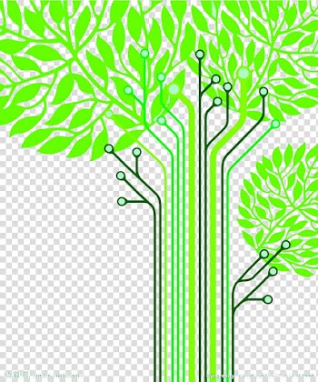 Integrated circuit Analog-to-digital converter Electrical network Electronics, Green chip lines transparent background PNG clipart