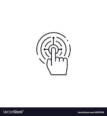 interaction creative icon from augmented reality