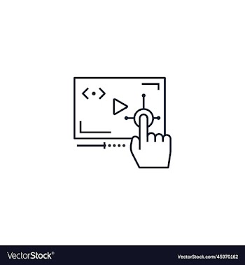 interactive video creative icon from augmented