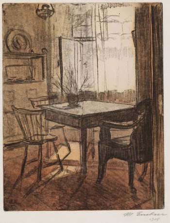 Interior, 1905, by Magnus Enckell | Free Photo - rawpixel