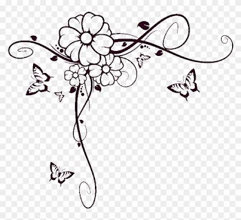 Interior Designs Clipart Swirl - Fancy Corner Border Design