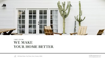 Interior Facebook cover template, customizable | Free Vector Template - rawpixel