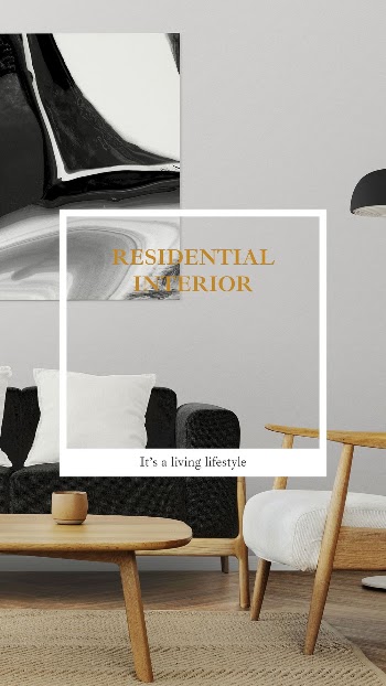 Interior Facebook story template, home | Free PSD Template - rawpixel