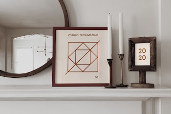 Interior Frame PSD Mockup interior frame mockup 20 20 03 