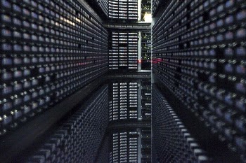 Interior of StorageTek tape library | Free Photo - rawpixel