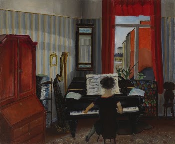 Interior, woman playing the piano, | Free Photo - rawpixel
