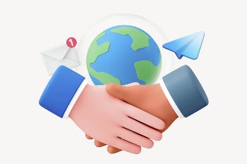 International business partnership, 3D graphic | Free Photo - rawpixel