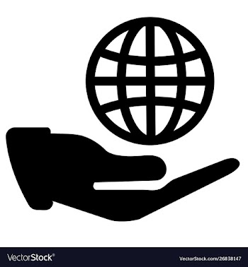 International business service icon vector image
