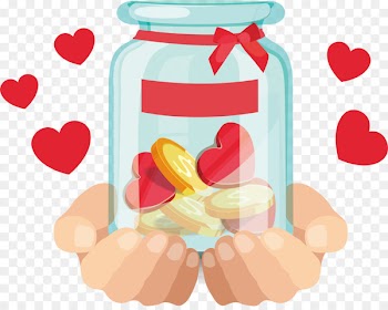International Day of Charity Donation Volunteering Gift - Donation bottle 