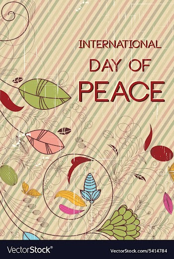 International Day of Peace vector image