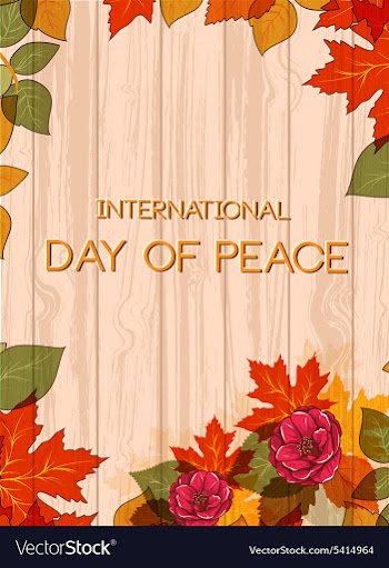 International Day of Peace vector image