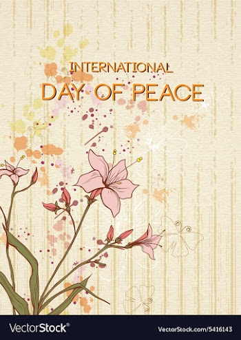 International Day of Peace vector image