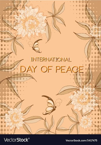 International Day of Peace vector image