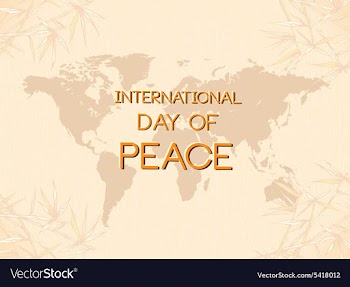 International Day of Peace vector image