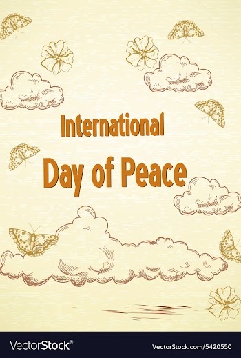 International Day of Peace vector image