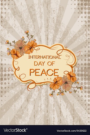 International Day of Peace vector image