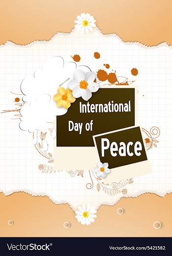 International Day of Peace vector image