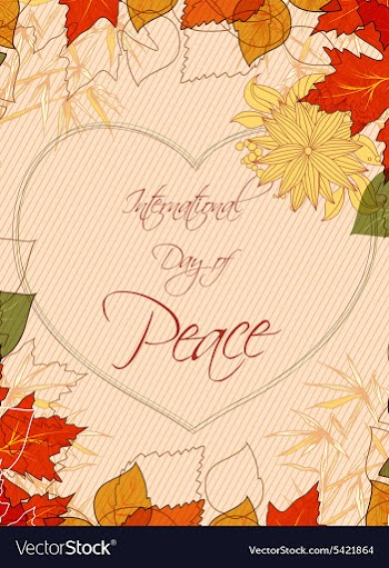 International Day of Peace vector image