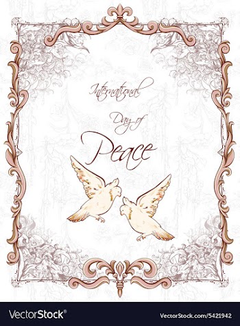 International Day of Peace vector image