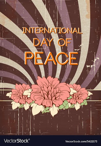 International Day of Peace vector image