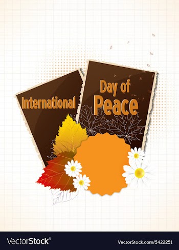 International Day of Peace vector image