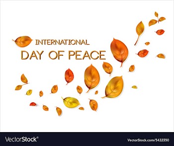 International Day of Peace vector image