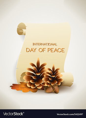 International Day of Peace vector image