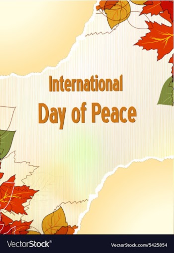 International Day of Peace vector image