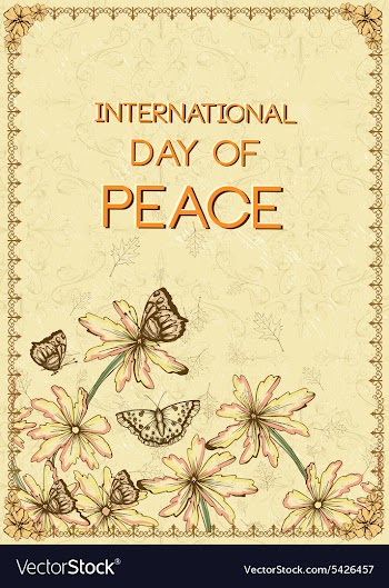 International Day of Peace vector image