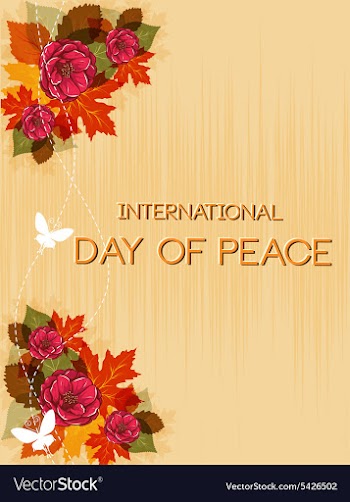 International Day of Peace vector image
