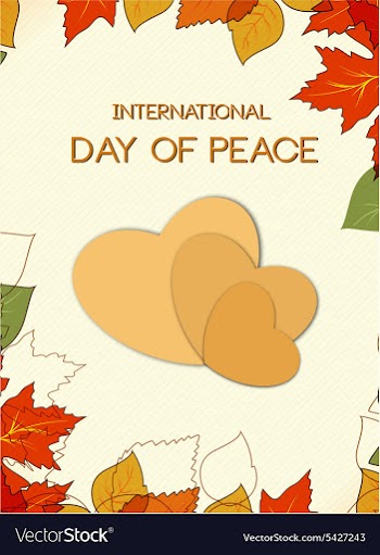 International Day of Peace vector image
